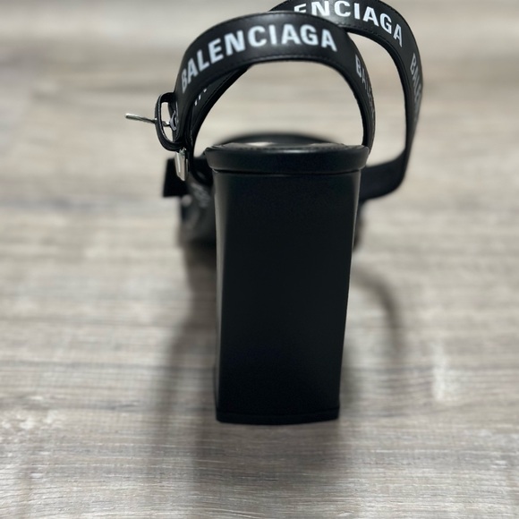 Balenciaga Black Strappy Sandals - Picture 10 of 12